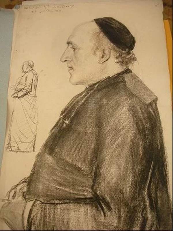 Ritratto del Vicario Generale di Bordeaux - dal Saint, Cloud, museo Avelines